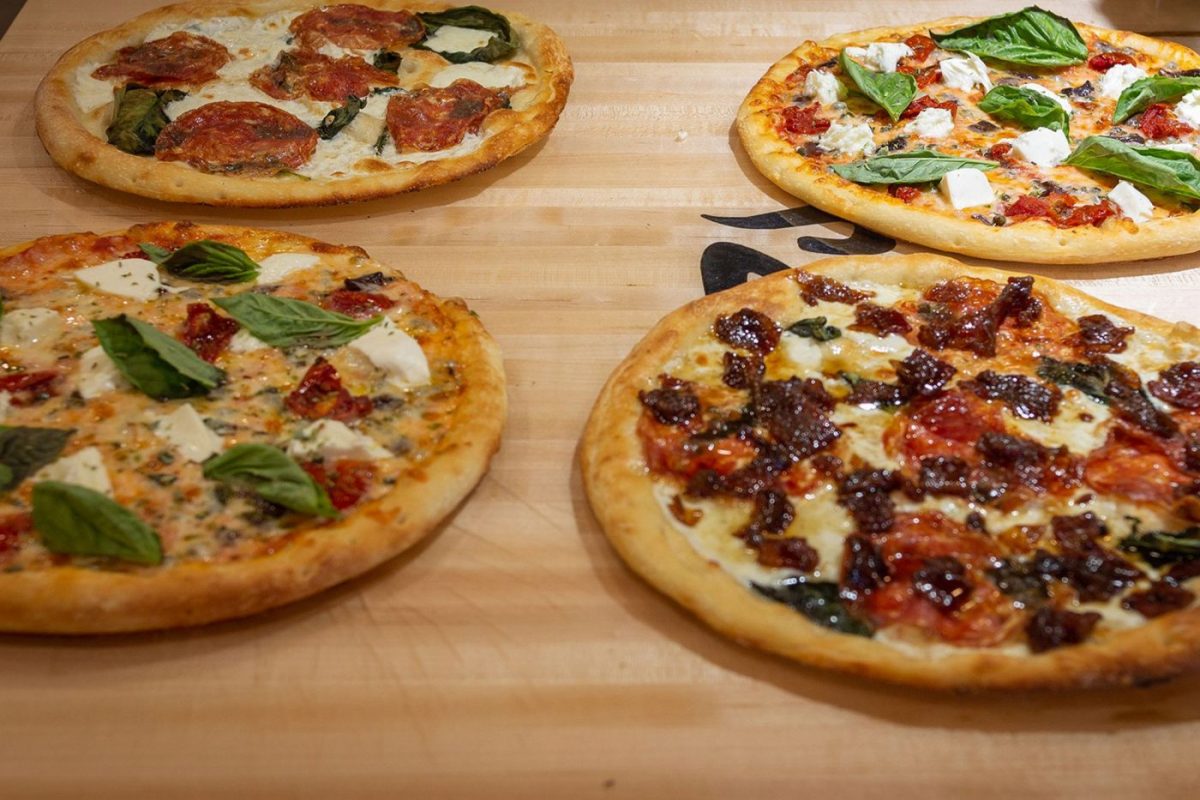 Four different Firo pizzas